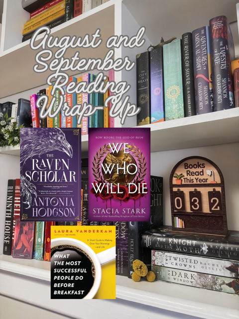 August and September 2026 Reading Wrap-Up: Books Read, TBR Lists, What I'm Loving